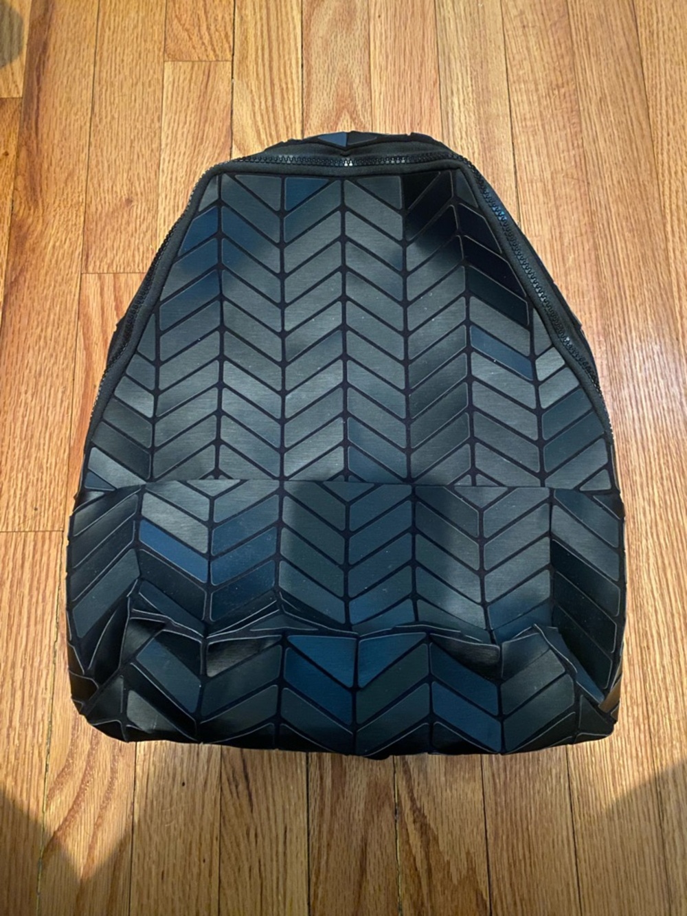 Patrizia Luca Geometric Textured Backpack